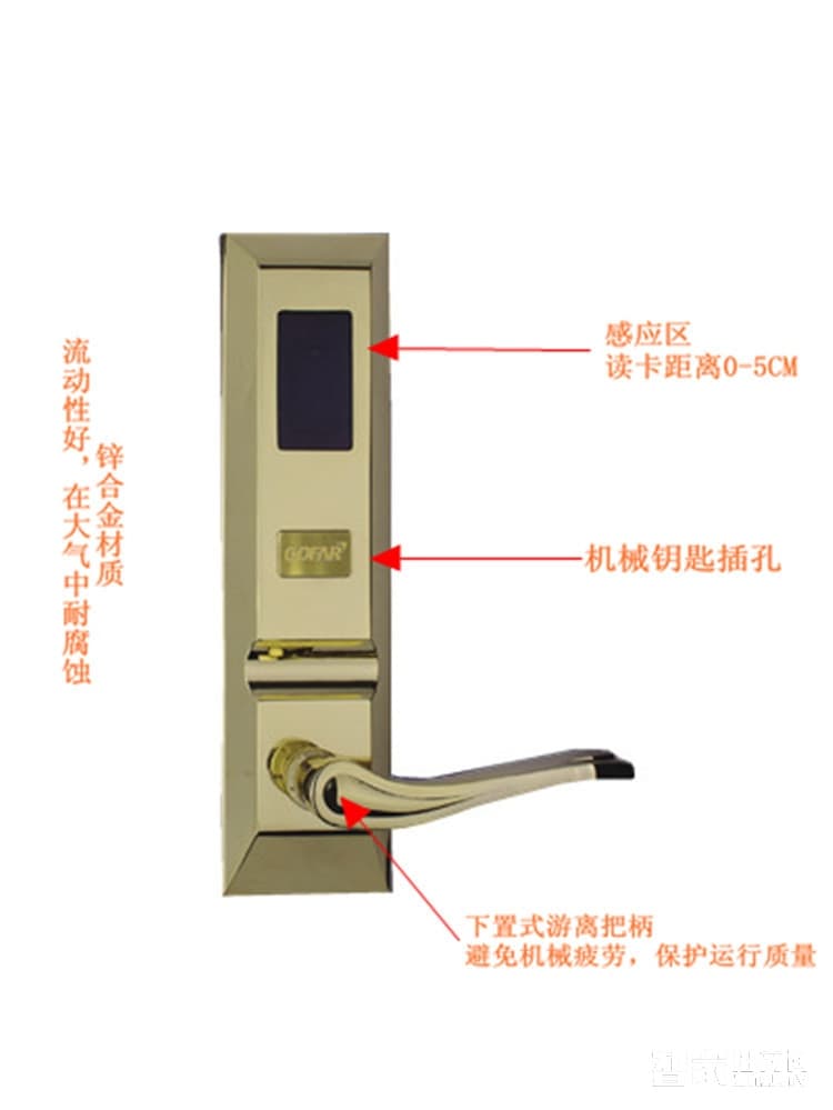 远为智能酒店锁SFC-93 防盗电子感应锁