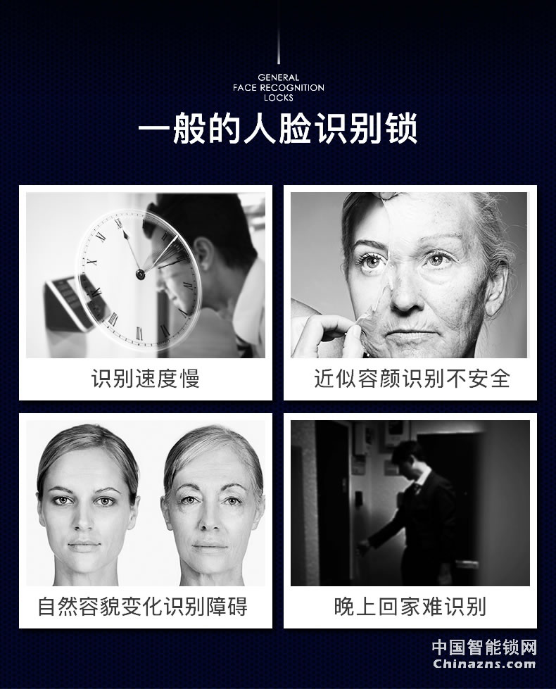 名门人脸识别全自动智能门锁 家用防盗门电子锁远程开门电子门锁F8