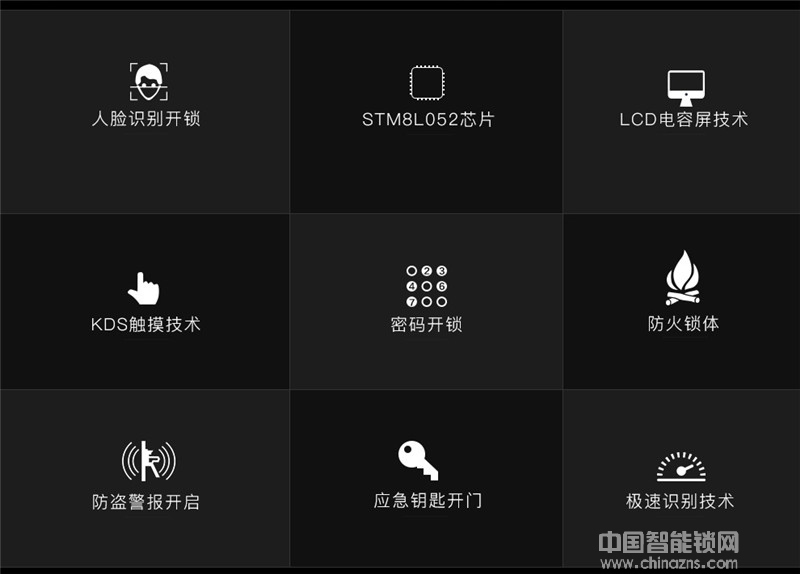 金仕维智能锁 人脸识别门锁 家用防盗门智能电子锁