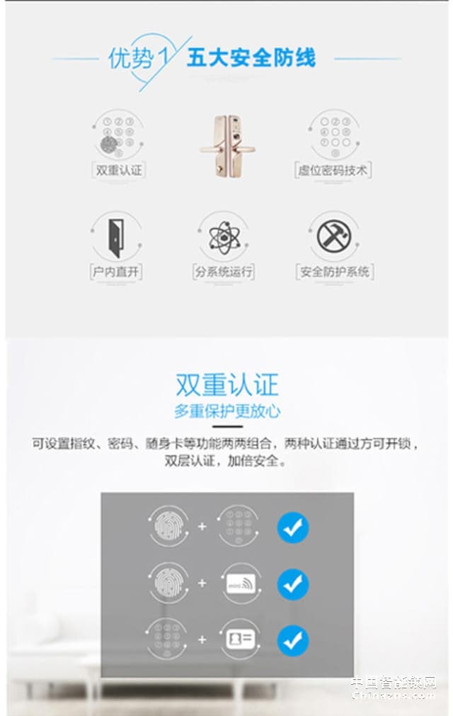 百思易智能门锁i2016F APP远程防盗门指纹锁