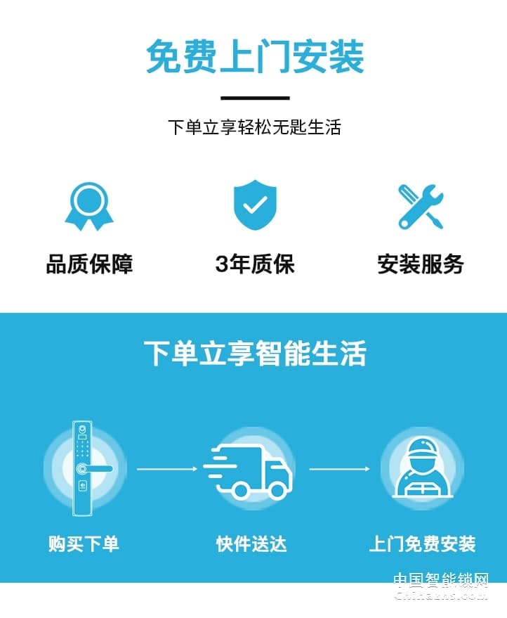 兰和别墅锁M16 智能感应锁 刷卡密码电子锁