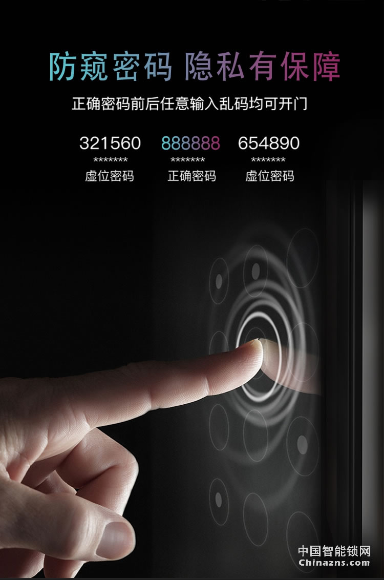 达文西防盗门锁 510电子智能锁 微信小程序开门