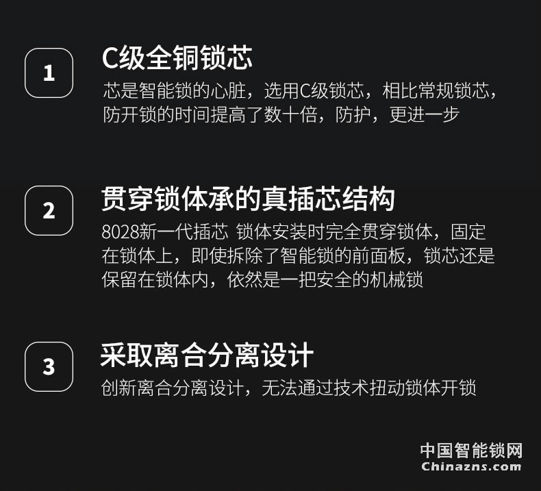 樱花8028指纹锁 家用防盗门电子锁防小黑盒防猫眼远程密码智能锁