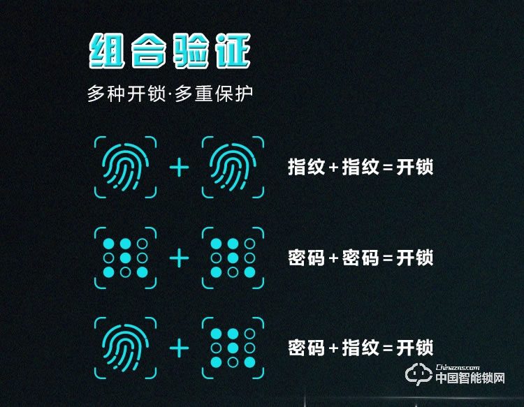 新念智能锁 家用滑盖指纹锁密码锁刷卡锁