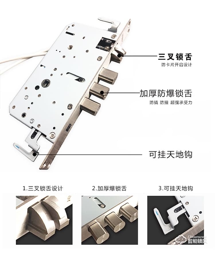 皇家金盾智能锁 X2家用防盗门锁电子锁