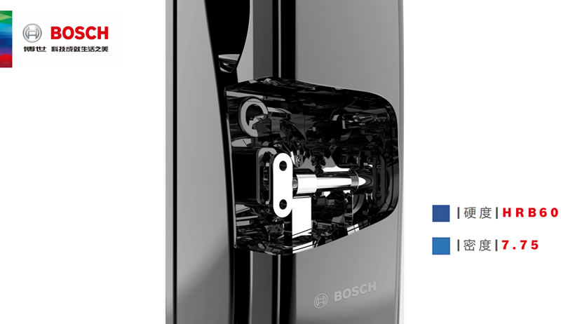 博世（bosch）智能锁 ID40B家用直板指纹锁密码锁