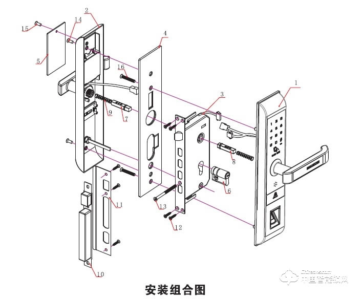 摩力指纹锁 118C87高稳定性指纹锁