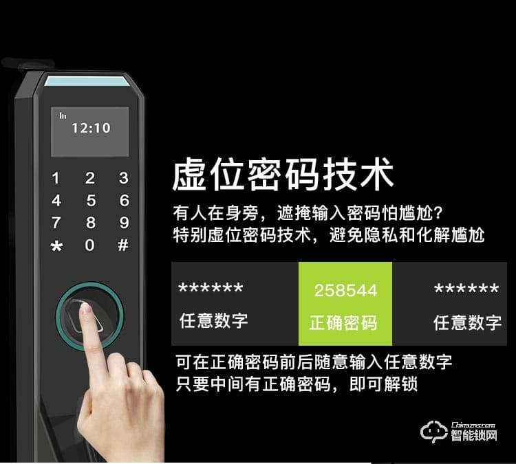 迈得豪智能锁 MDH-M6 指纹锁 防盗门指纹密码锁
