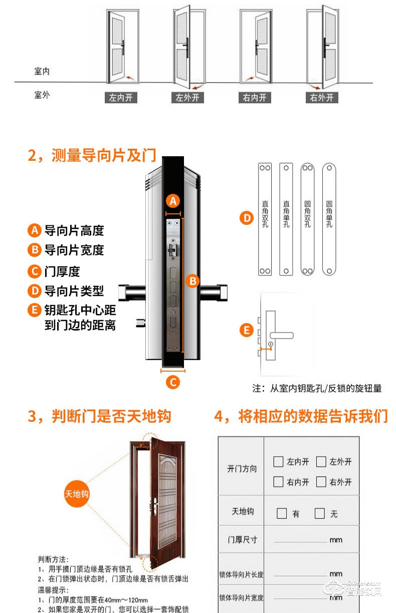 长虹智能锁 M8001微信远程智能锁密码锁