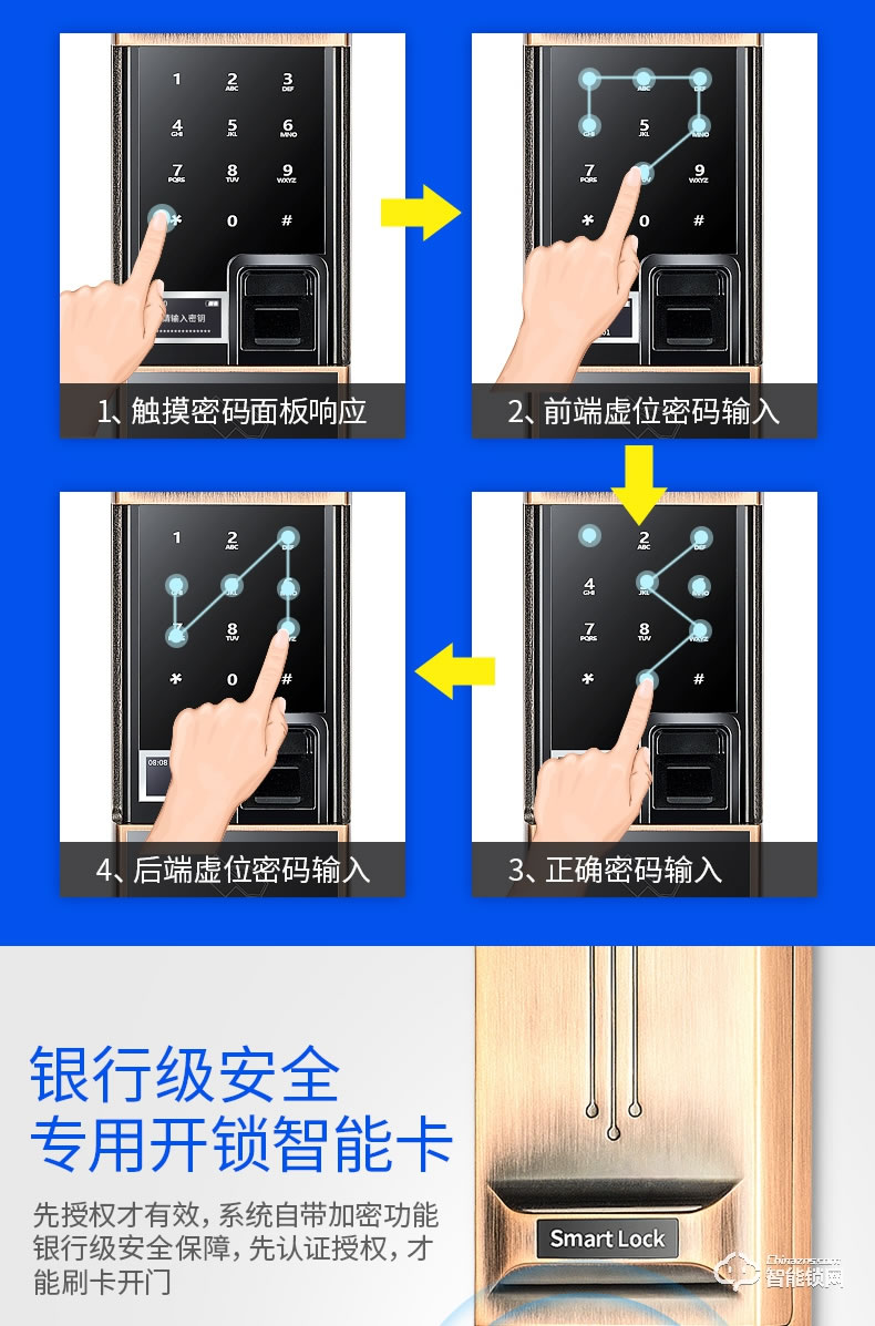 天图智能锁 智能电子锁家用手机WIFI遥控锁