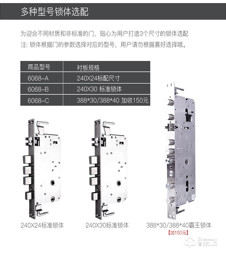 居顶指纹锁 刷卡锁磁卡感应门锁ic卡锁