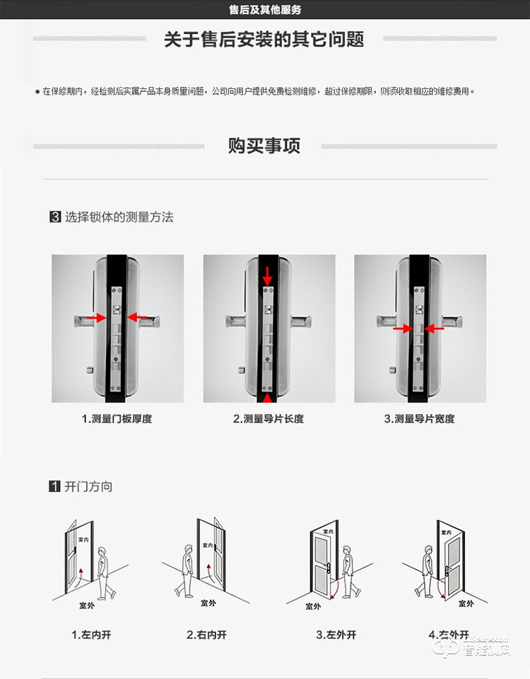 居顶指纹锁 感应门锁IC卡磁卡安全客房锁