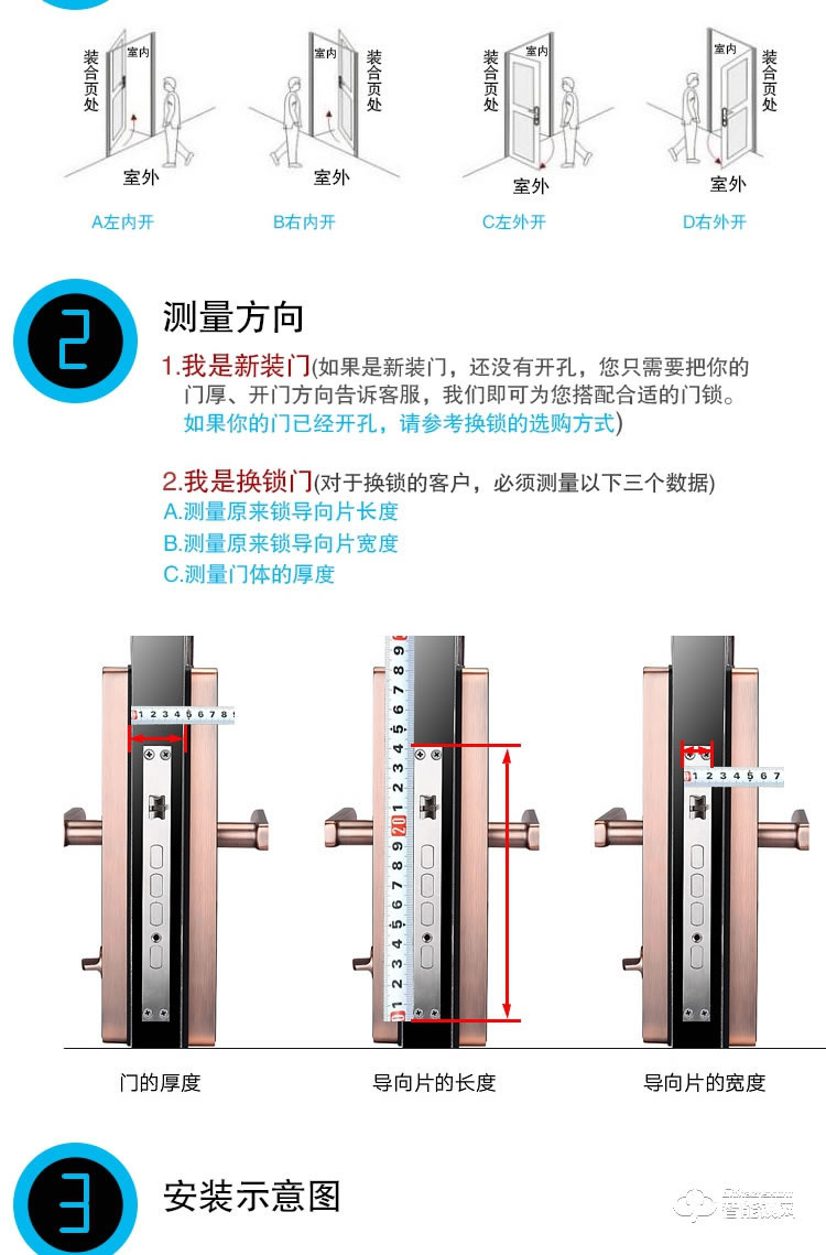 锦豫智能锁 公寓宾馆锁磁卡智能刷卡门锁