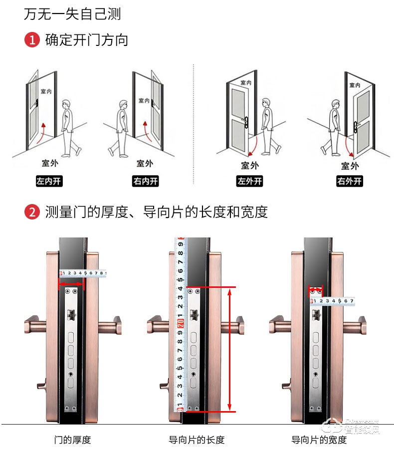 满讯智能锁 家用防盗门全自动指纹锁