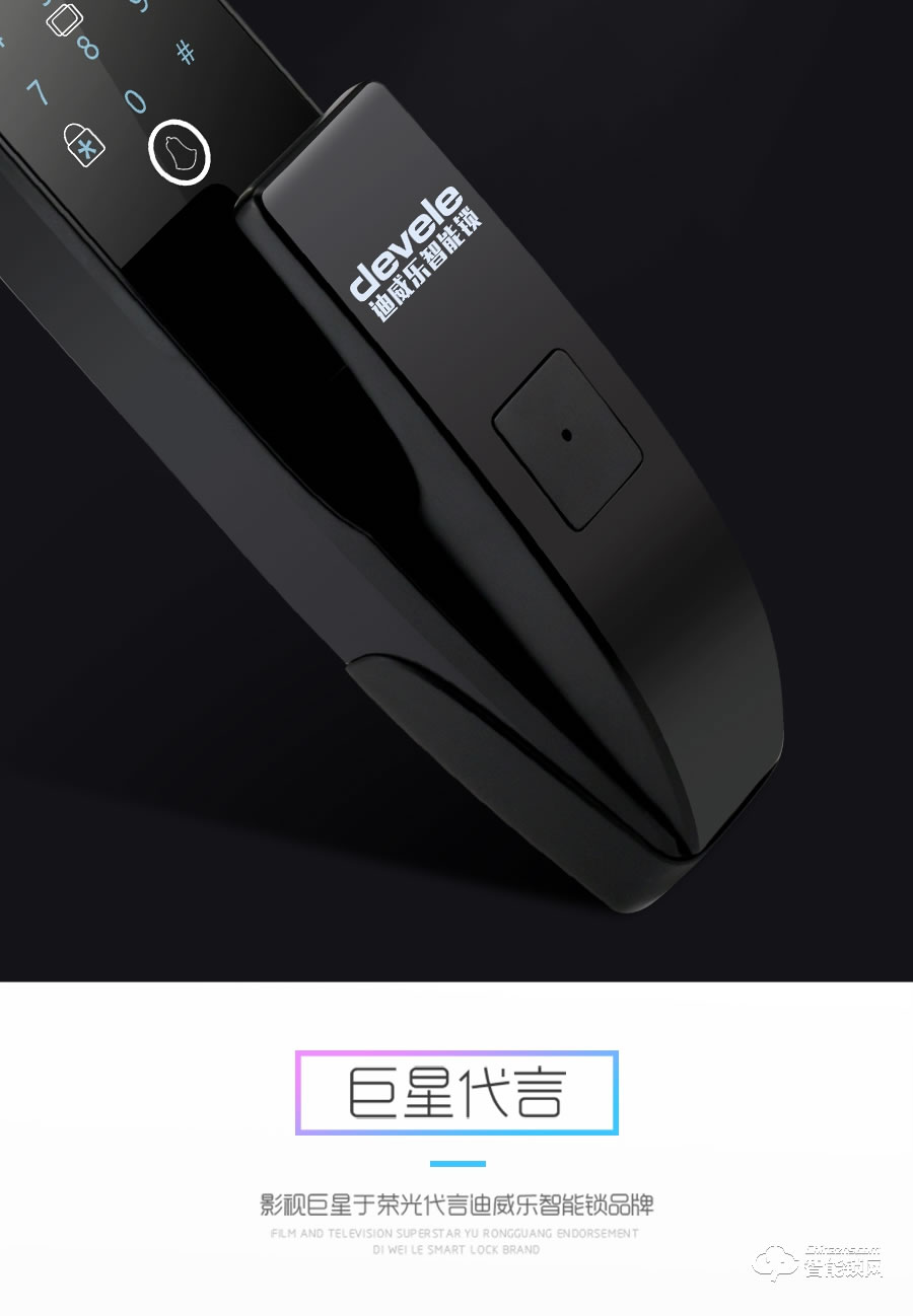 迪威乐智能锁 DX303家用防撬防盗门锁