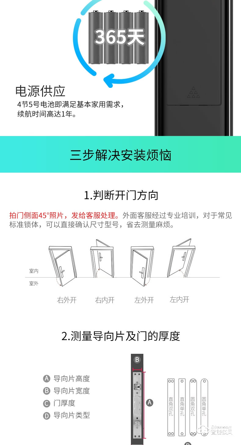 品多智能锁 P1家用防盗门密码锁指纹锁电子锁