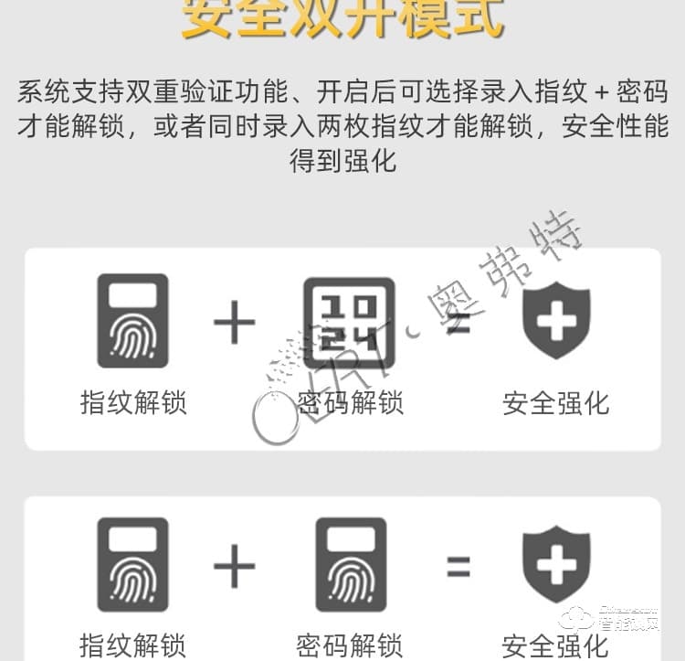 奥弗特智能锁 全自动智能指纹锁