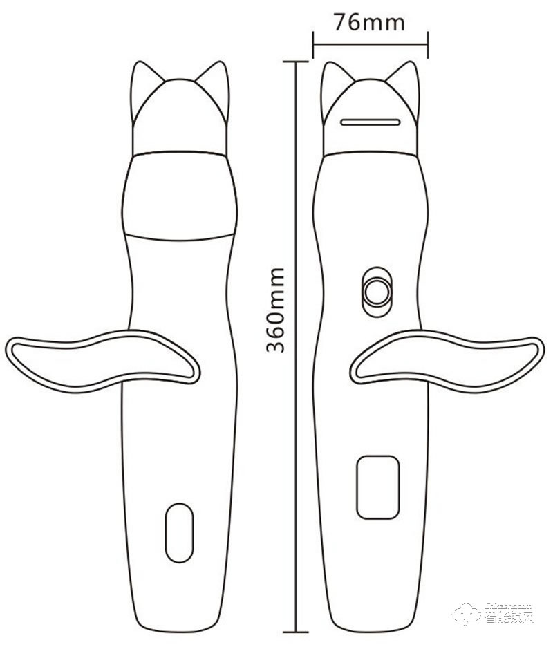 喜智门智能锁 XZM-108招财猫型智能指纹锁