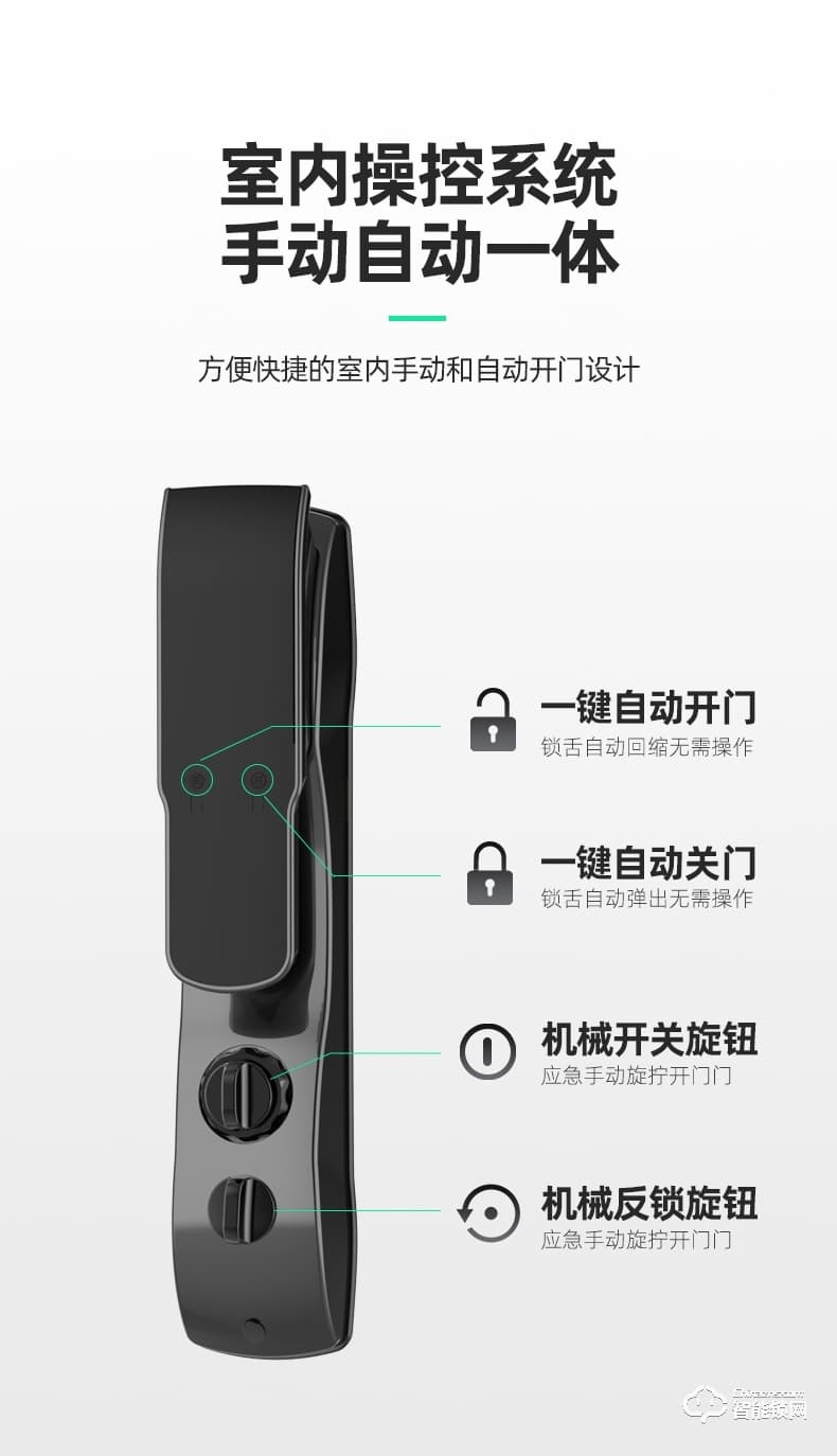 傲森智能锁 D7全自动指纹锁家用防盗门智能锁