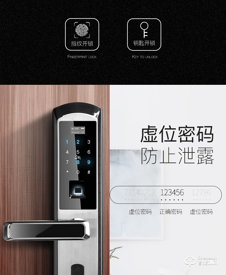 科思德智能锁 K1-ZY家用防盗智能电子锁密码锁