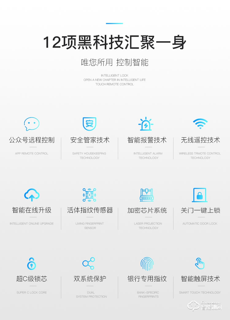 致能家智能锁 plus1全自动智能锁家用防盗门指纹
