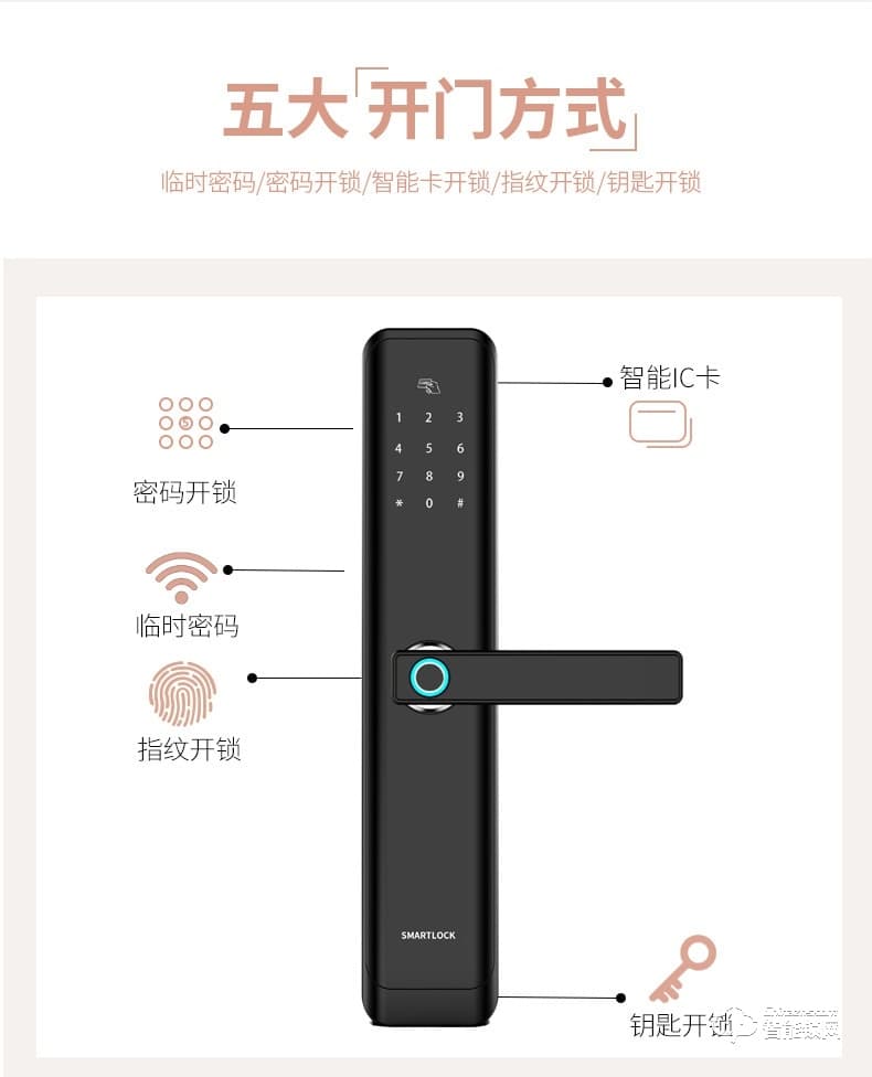 比利熊智能锁 T4公寓出租房管理智能锁