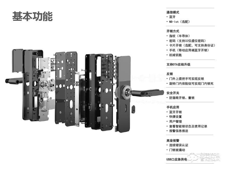 技象智能锁 TP778n家用防盗门智能电子门锁