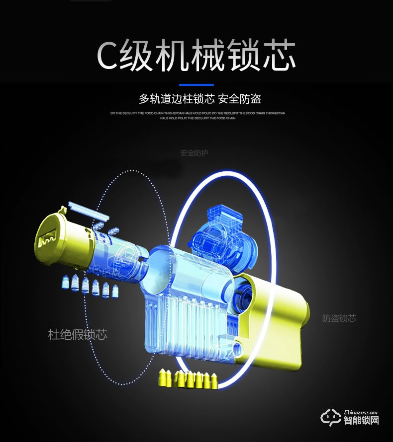 FSL智能锁 Z1-M102A/R全自动智能电子门锁