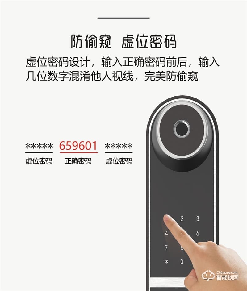 凯奇普智能锁 E1704全自动家用防盗门密码锁