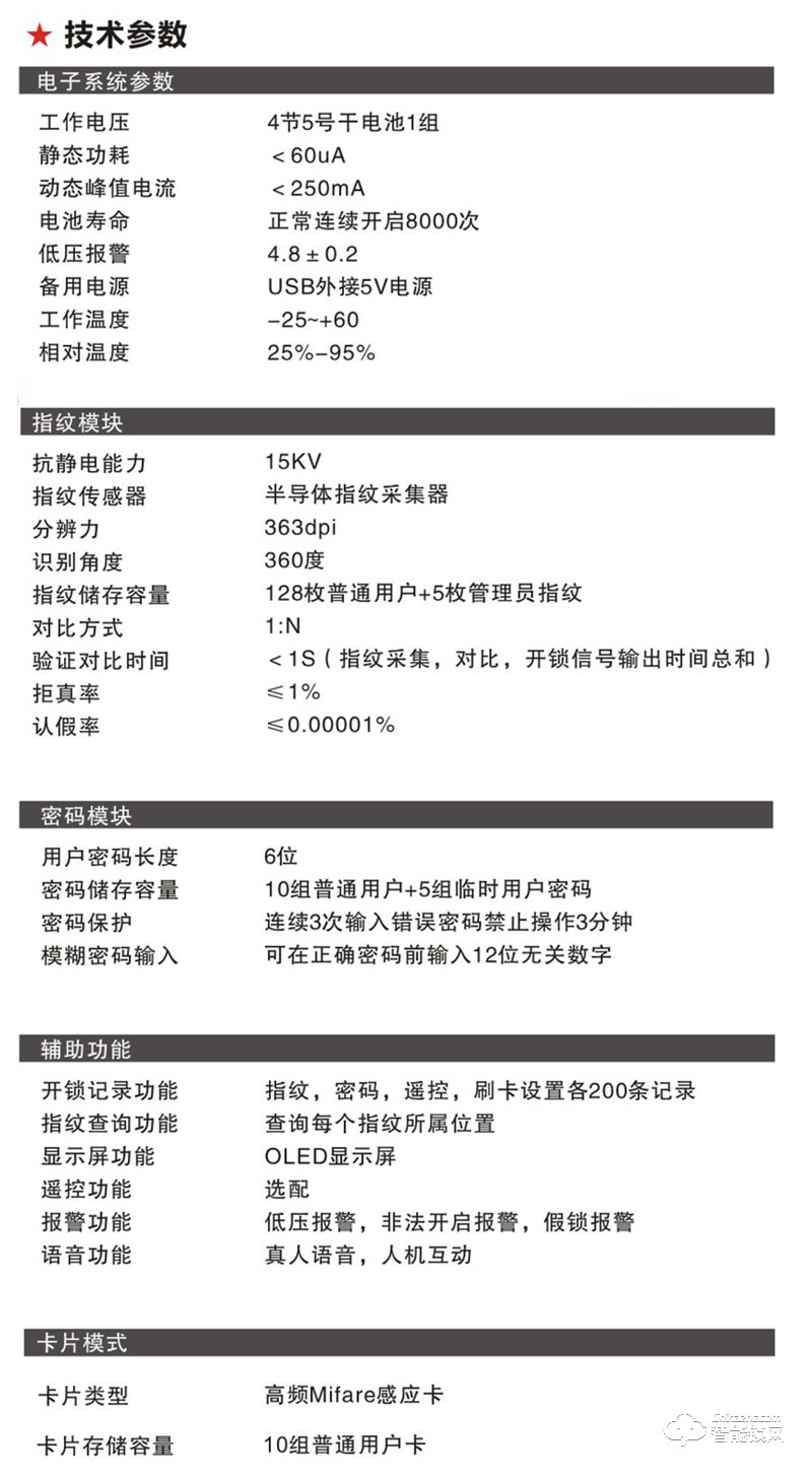 无敌虎智能锁 WDH-8838家用全自动指纹密码锁