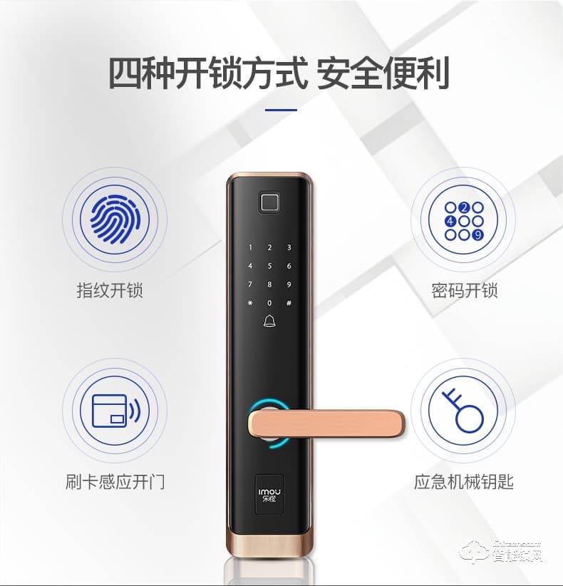 乐橙智能锁 K6C智能锁家用指纹门锁