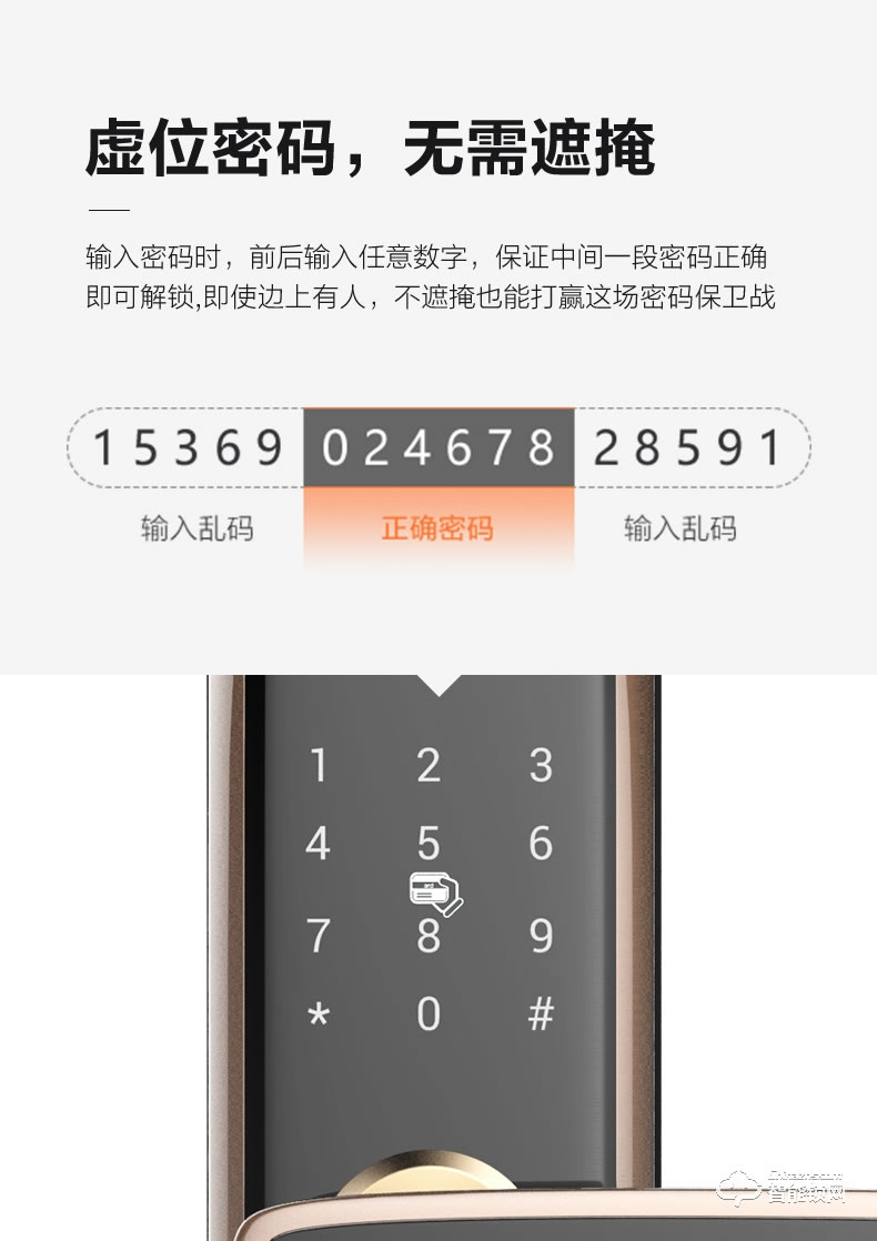 萤石智能锁 DL21S家用互联网防盗门电子锁