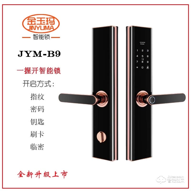 金玉玛智能锁 JYM-B9家用防盗门电子锁