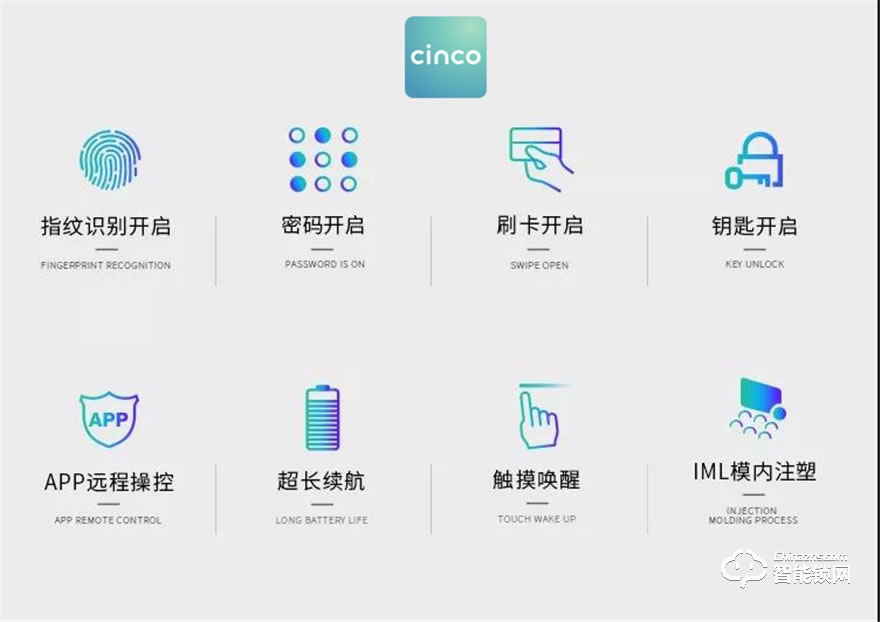 卿刻智能锁 T1一握开指纹锁智能电子门锁