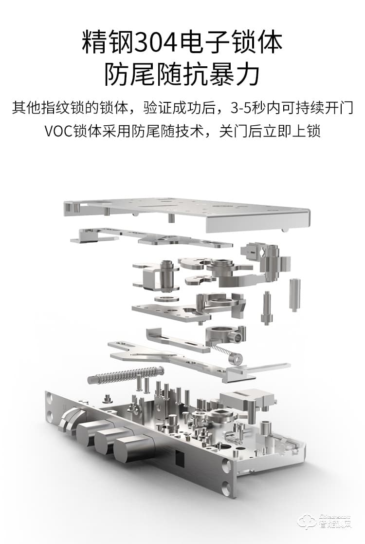 VOC智能锁 X8电子密码锁智能门锁