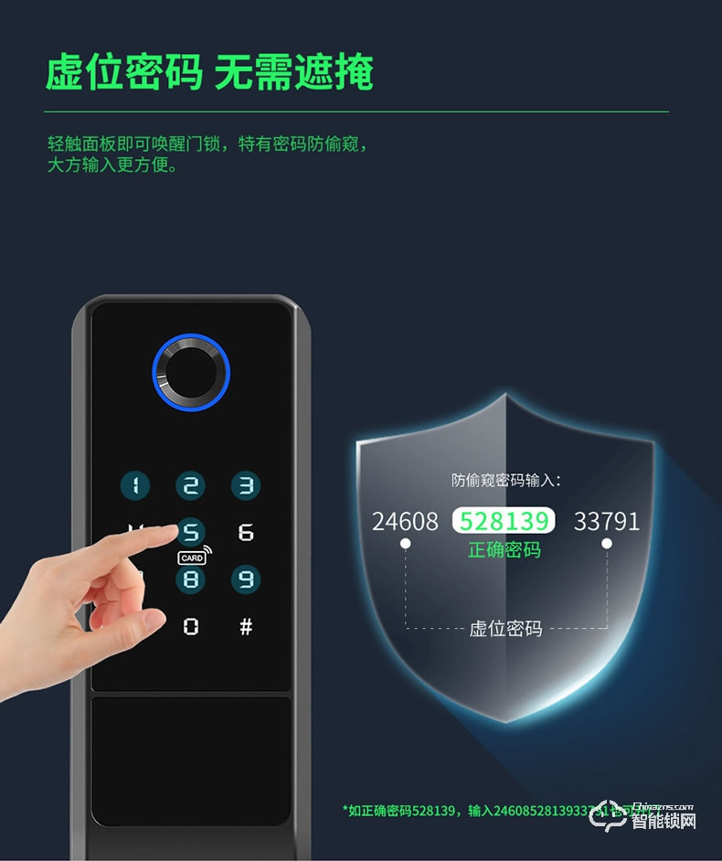 摩萨迪智能锁 MLC-112免布线APP智能指纹锁牛头锁铁门锁