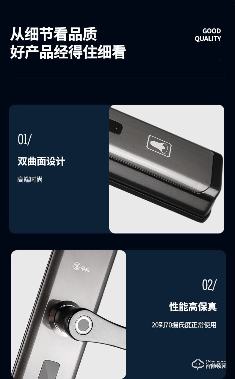 宅邦智能锁 HOME10指纹联网密码锁