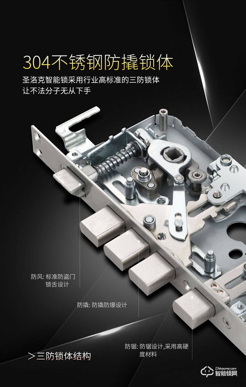 Housetek智能锁 Q18-28全自动人脸识别智能锁