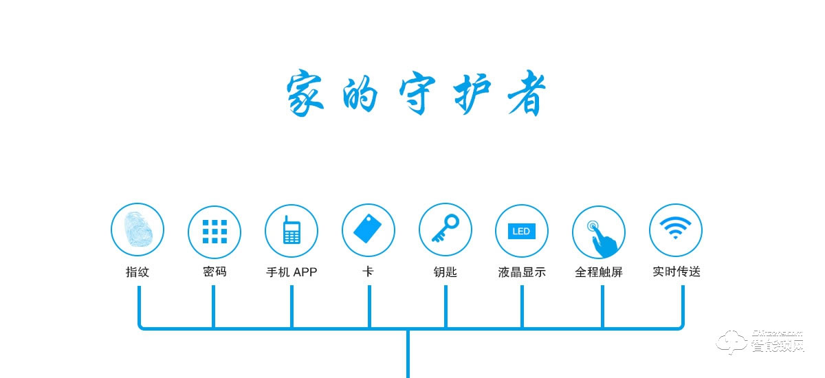 德安智能锁 A8家用房间指纹锁密码锁