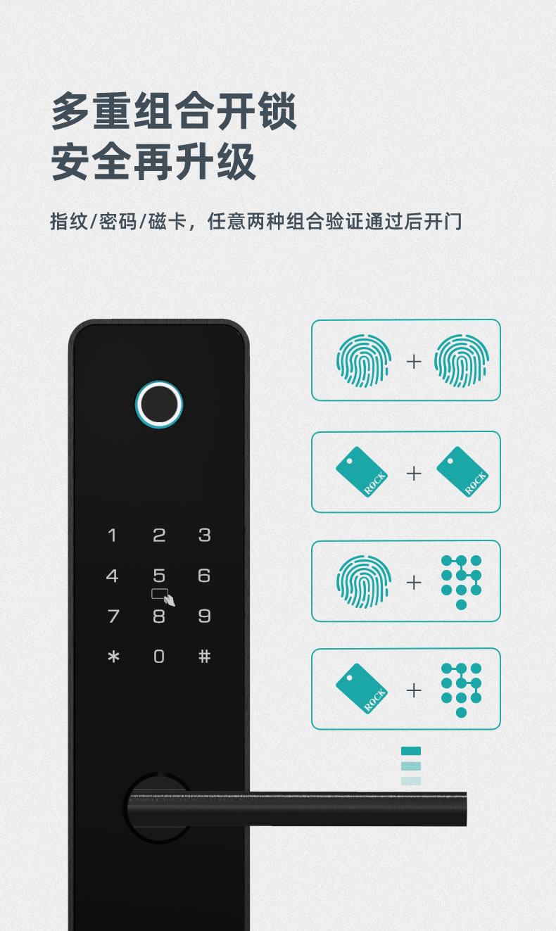 安恒通智能锁 N2 854Z全自动家用防盗门锁智能锁