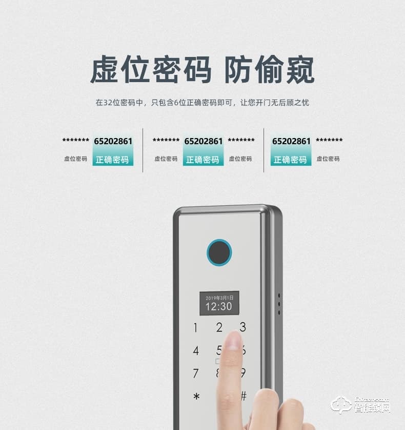 安恒通智能锁 S6家用指纹锁智能锁