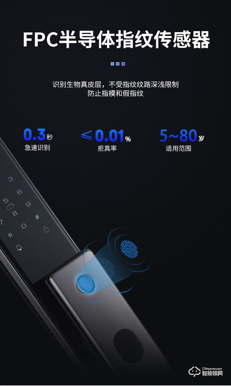 浅指智能锁 SL-G8全自动防猫眼双开门密码锁