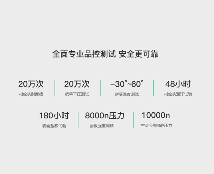 鸿利智能锁 D20全自动指纹锁家用防盗门