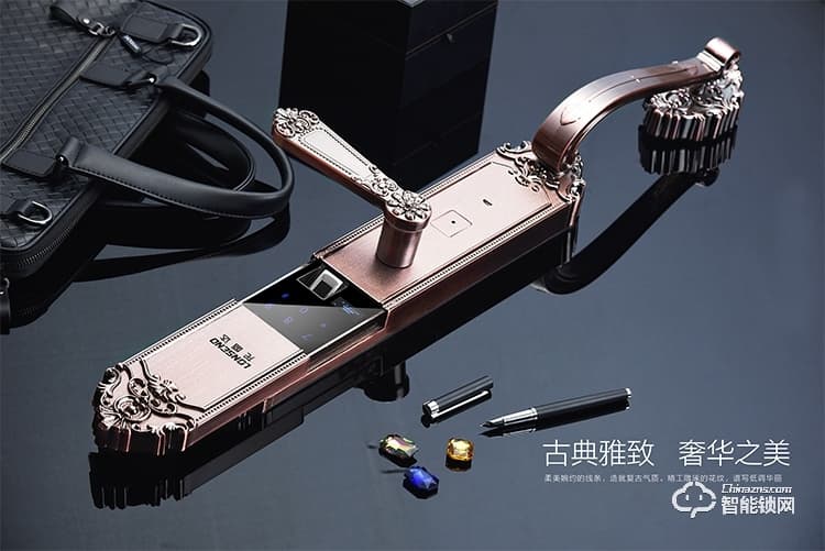 英菲迪尔智能锁 D3豪华别墅大拉手智能指纹锁