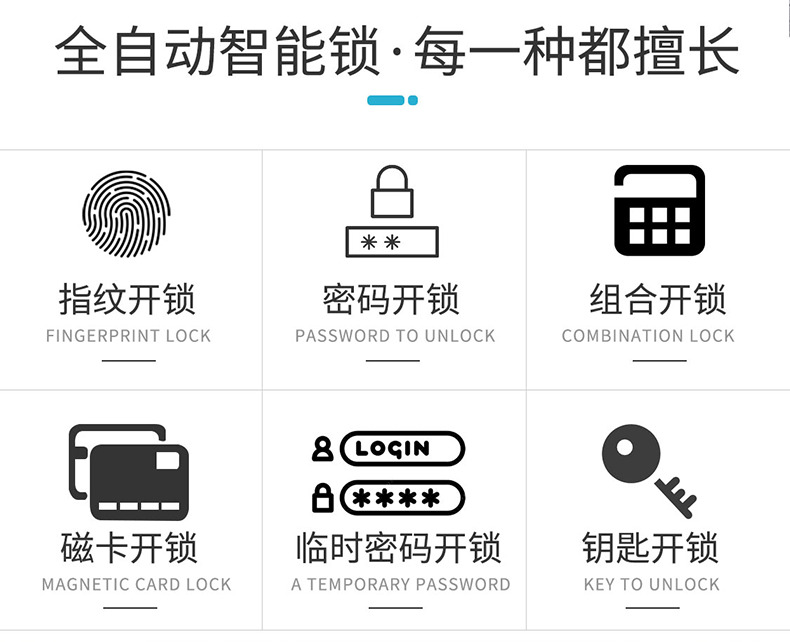 迪华曼智能锁 S210全自动电子猫眼隐藏锁指纹锁