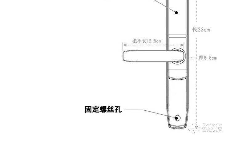 剑芯智能锁 JX01锌合金电子智能密码锁