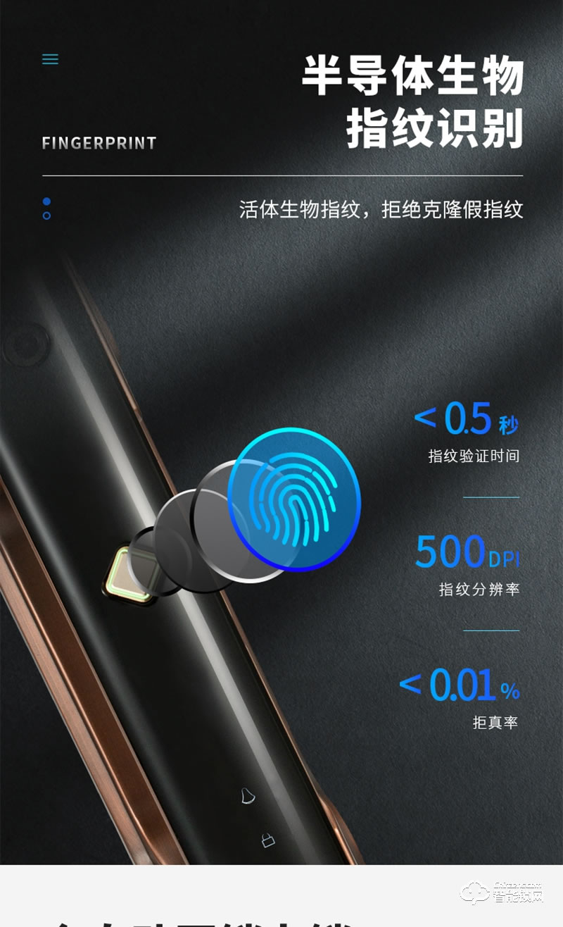 超安星智能锁 和谐2号-4家用全自动智能锁