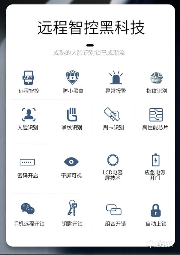 凌振智能锁 凌振人脸识别智能锁