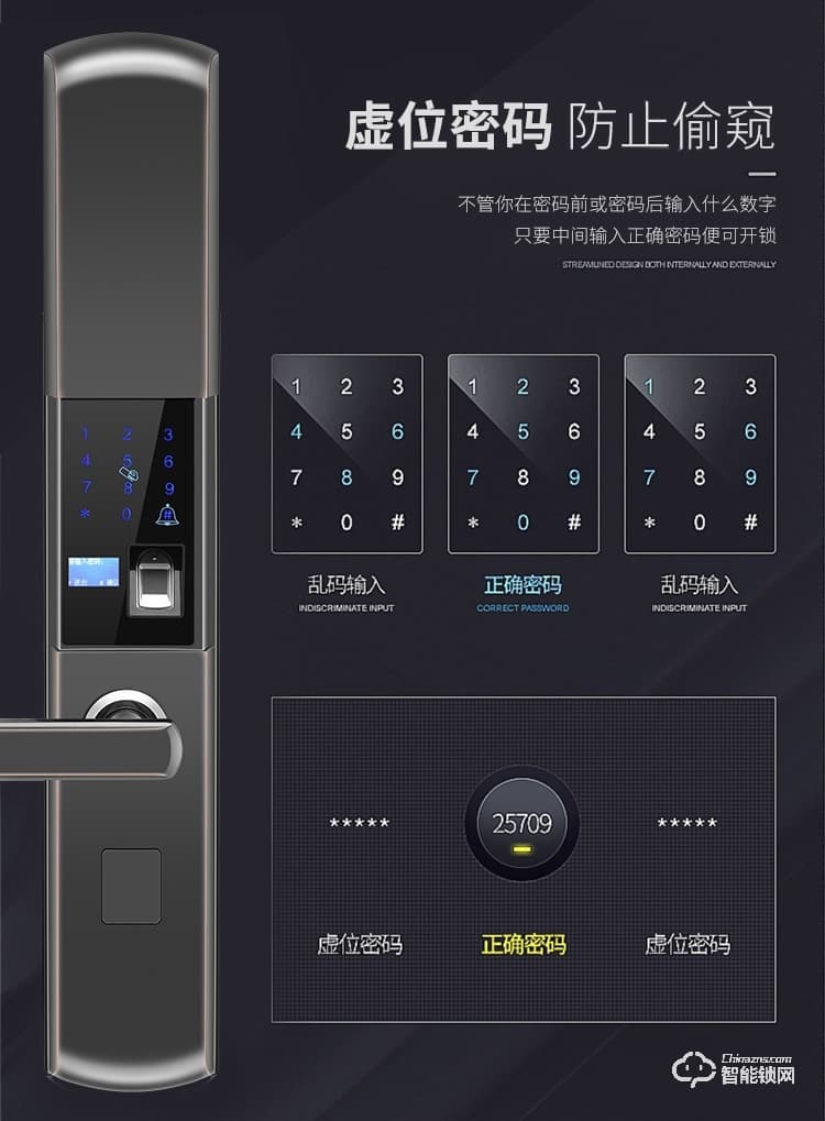 迈云慧智能锁 809家用智能锁