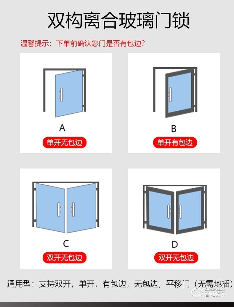 银驰玻璃门人脸识别指纹锁 掌静脉识别开锁